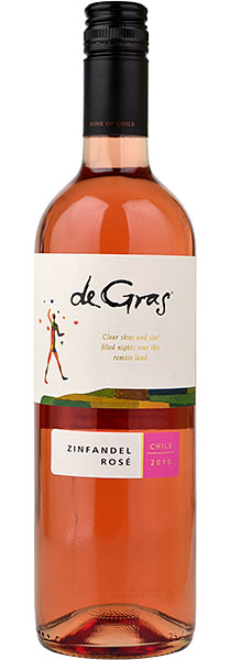 De Gras Zinfandel Rose 2018 75cl