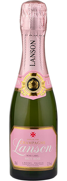 Lanson Rose Brut NV Champagne 20cl