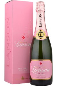 Lanson Rose Brut NV Champagne 75cl in Branded Box