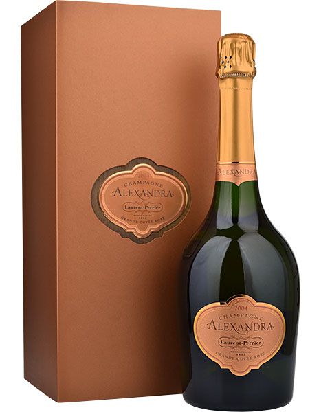 Laurent Perrier Grand Siecle Alexandra Rose 2004 Champagne 75cl + FREE LP Ice Bucket
