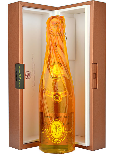 Louis Roederer Cristal Rose 2007 Champagne 75cl in Branded Box