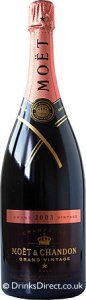 Moet & Chandon Grand Vintage Rose 2002 Champagne Magnum (1.5 litre)