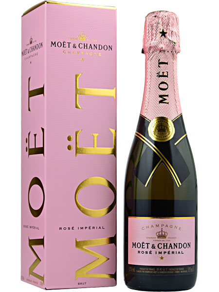 Moet & Chandon Rose NV Champagne 37.5cl in Branded Box