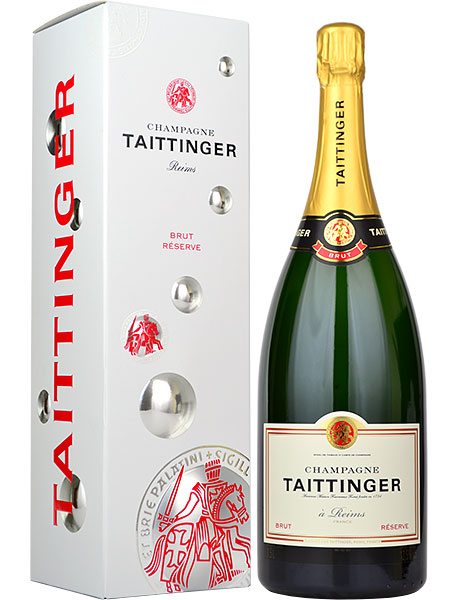 Taittinger Brut Reserve NV Champagne Magnum (1.5 litre) in Branded Box