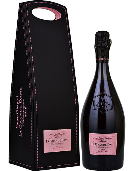 Veuve Clicquot La Grande Dame Rose 1998 Champagne 75cl in Veuve Box