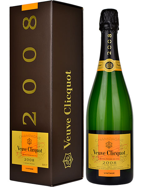 Veuve Clicquot Vintage Brut 2008 Champagne 75cl in Veuve Box